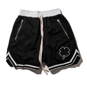 Shorts Bermuda Homme en Coton Bleu Marine, à Boutons, Taille Mi-Haute, à Carreaux, Unis, Vintage, Respirants, Non-tissés, Décontractés, Econex, Sportifs, à Devant Boutonné - Product Image 2