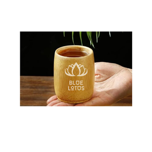 Premium Natural Bamboo <b>Reusable</b> <b>Cup</b> Vintage Design Eco-Friendly for <b>Coffee</b> Tea Water-Party Travel Camping Use-Wholesale Supply - Product Image 1