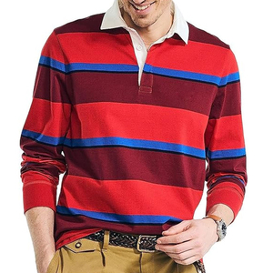 Wholesale 100% Cotton Full Sleeve Men's Plain Polo <b>T</b> <b>Shirt</b> With Custom made <b>Collar</b> and Design Golf Polo <b>Shirts</b> - Product Image 3