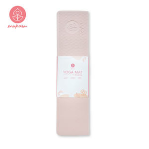 Tapis de yoga TPE de haute qualité personnalisable, épaisseur 5 mm, non toxique, recyclable, équipement d'exercice Pilates disponible en forme carrée ou rectangulaire - Product Image 1