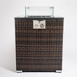 28-Inch Outdoor Propane <b>Fire</b> <b>Pit</b> Column Garden Corner <b>Table</b> <b>with</b> <b>Fire</b> Decor Gas <b>Fire</b> <b>Pit</b> <b>Table</b> - Product Image 4