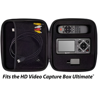 Estuche de transporte y almacenamiento para convertidor de video a digital y caja de captura de video HD, estuche protector de viaje semirrígido de máxima calidad