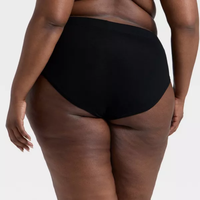 Großhandel Übergröße Damen Low-Rise Bodyshaper Bauchkontrolle Tanga Atmungsaktive Gestrickte Umweltfreundliche Nahtlose Po-Lifting-Höschen
