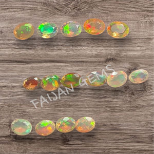 Cabujón de piedras preciosas sueltas facetadas de ópalo etíope Natural, forma de mezcla pulida, todos los tamaños para cabujón de cristal, piedra para hacer joyas - Product Image 1