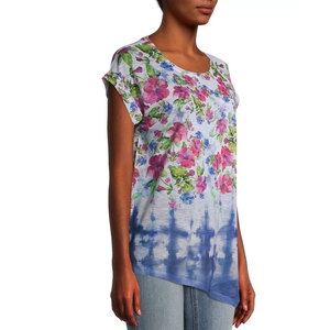 Camiseta de Sublimación 2025, Último Modelo, con Estampado por Sublimación, Personalizable con Logotipo, Cuello Redondo, Manga Corta, de Poliéster Liso, para Mujer - Product Image 3