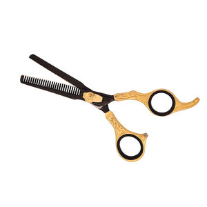 Ciseaux à effiler professionnels en acier inoxydable de haute qualité pour droitiers, 28 dents, pour barbier et salon de coiffure Styurizi - Product Image 2