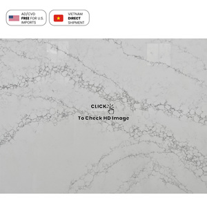 Espectáculo de sílice cero, piedra de cuarzo Artificial resistente diversa, ingeniería de hostelería, cafeterías, áreas de exhibición, losa de encimera - Product Image 5