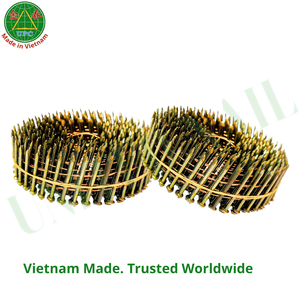 Clavos Industriales United Nail de 2.2x45mm, en Bobina, de Alambre de Acero, Punta de Diamante, Cabeza Plana/a Cuadros, para Fabricación de Palés - Product Image 3