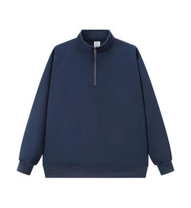 Sudadera Personalizada al por Mayor para Hombre, Otoño, Gruesa, 330g, Alta Calidad, con Cierre de Cremallera, Logotipo Personalizado, Algodón y Poliéster - Product Image 1