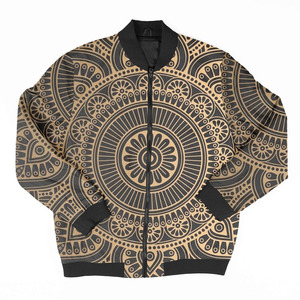 Chaqueta Bomber de Cuero Color Bronceado para Hombre Avirex, con Parche Bordado, Cierre Frontal con Cremallera, Cuello Camisero, Corte Regular, Estilo Casual - Product Image 5