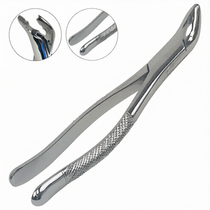 Pinzas de Extracción Dental # Instrumento de Extracción de Dientes Inferiores con Puntas Dentadas 150AS, Herramienta Quirúrgica de Acero Inoxidable, Manual - Product Image 2