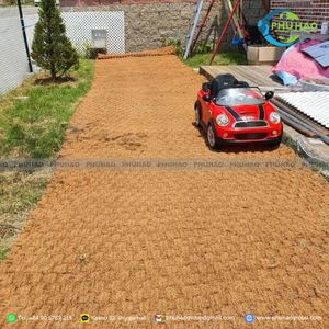 Reasonable price coir mat thickness 35mm handmade anti <b>slip</b> natural coconut fiber for outdoor garden matting yard lining - Product Image 3