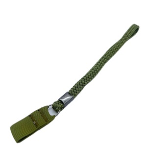 No.4 Olive Green Nylon <b>Webbing</b> <b>Strap</b> With Metal Ring And Durable Construction For Bags - Product Image 1