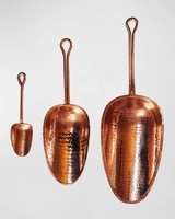 Cuillère à bar en cuivre bronze écologique WB INC avec logo personnalisé, cuillère à glace martelée, taille personnalisée pour les créations de cocktails et les fêtes