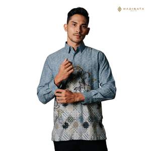 Chemise sans manches en batik pour homme, de qualité supérieure, écologique, décontractée, fabriquée en coton 50s, faite à la main en Indonésie, par PJG - Product Image 6