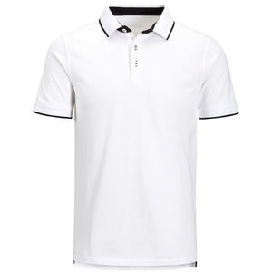 270g Liquid Ammonia Puff Cotton Men's Polo Shirt Custom Seagull Flat Knit Collar Breathable Elastic Casual Short Sleeve Polo - Product Image 2