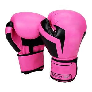 Gant de boxe en cuir blanc sur mesure de haute qualité avec logo de marque client - Product Image 2