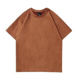 T-shirt décontracté vintage pour homme, couleur unie, coupe ample, 100 % coton, manches courtes, anti-plis, séchage rapide, écologique et respirant - Product Image 5