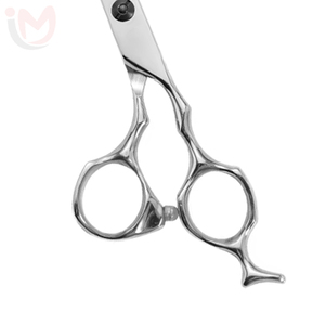 Ciseaux de coiffure professionnels haut de gamme pour barbier, personnalisables avec logo, en acier inoxydable, à lame droite - Product Image 3