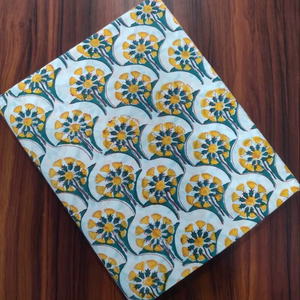 Tela de Algodón 100% de Peso Medio para Quilting, Estampado a Mano, Ecológica y de Secado Rápido, para Camisas Bohemias, Marca Boh Creation - Product Image 1