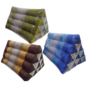 หมอนอิงผ้าฝ้ายไทยแบบดั้งเดิม พร้อมลายปัก 4 ชิ้น ขนาด 50 32 32 ซม. - Product Image 1