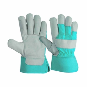 Gants de travail en cuir de vachette grainé de qualité supérieure, résistants, doux et confortables, gants de protection personnelle pour la construction - Product Image 6
