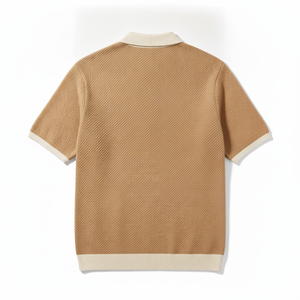 Suéter de punto para hombre OEM, nuevo, con puntadas invisibles, de mezcla de algodón, a la moda, con botones, estilo polo, para negocios. - Product Image 6