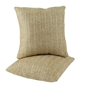 Cuscini Decorativi Quadrati 45x45 cm per Interni/Esterni, Effetto Paglia Intrecciata, per Letto, Tocco Confortevole - Product Image 1