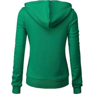 เสื้อฮู้ดผู้หญิงผ้าฝ้าย 100% น้ำหนักเบา 240 กรัม แบบสวมหัว สำหรับใส่ในฤดูใบไม้ร่วง เนื้อผ้านุ่ม ระบายอากาศได้ดี สามารถสั่งทำได้ - Product Image 2