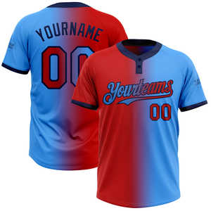 Camiseta de Béisbol para Hombre, Personalizada con Serigrafía, 100% Poliéster, Transpirable, con Cuello en V y Costuras Reforzadas - Product Image 3