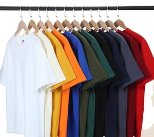 Camiseta de Cuello Redondo de Algodón Puro de 180 g con Logotipo Personalizado Bordado a Precio de Fábrica de Bangladesh China, Camiseta para Hombre - Product Image 1