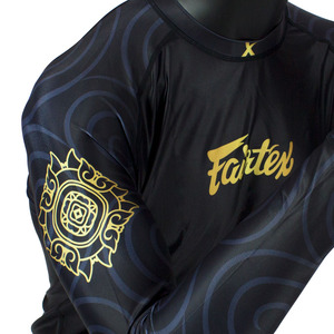 Quick Dry Long Sleeve Rash Guard <b>Compression</b> Wear Stretch Training <b>Shirt</b> for MMA BJJ Wrestling and Gym Activities - Product Image 4