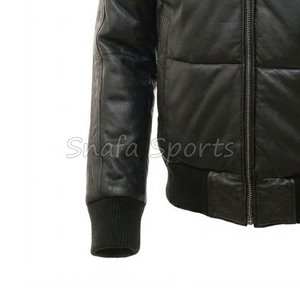 Vestes en cuir véritable pour hommes, hiver, haute qualité, style tendance, nouvelles vestes pour hommes en vente à bas prix - Product Image 5