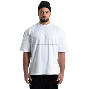 Camiseta Extra Grande para Hombre, 100% Algodón, Logotipo Personalizado, Impresión por Serigrafía, Transpirable, Informal - Product Image 1