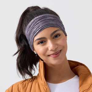 ZABEX SPORTS Casual Solid Polyester Breathable Lightweight Sports Headband for Women Yoga Fitness Training - Product Image 6
