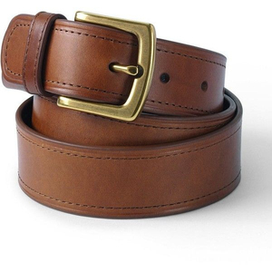Ceintures en cuir de vache véritable personnalisées pour homme, haute qualité, grande taille, boucle à ardillon sur mesure - Product Image 1