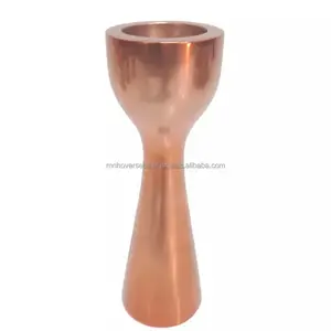 Bixuan Boro silikat glas Kerzenhalter Klarglas mit schwarzer Harz basis Hochzeit Tisch dekoration Säule Tee licht halter