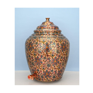 แท่นวางเครื่องกรองน้ำทองแดงแท้ ปลอดสารพิษ ปรับแต่งได้ ฝาปิดก๊อกน้ำกันรั่ว ดีไซน์คลาสสิก สำหรับเก็บน้ำบริสุทธิ์ - Product Image 6