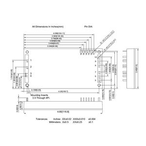 Convertidor CC a CC de Alta Potencia FranMar 400W DFB400 9-75VDC Entrada Amplia Tipo Ladrillo Completo DIP Suministro Industrial - Product Image 2