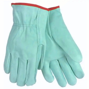 Economy Grade <b>Drivers</b> <b>Gloves</b> with Cowhide Grain Leather Palm Leather Industrial Safety <b>Gloves</b> for Labor and Construction Safety - Product Image 5