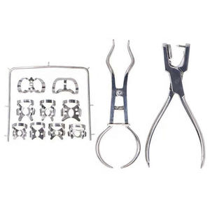 Instrumentos Quirúrgicos de Acero Inoxidable, Kit de Pinzas para Dique de Goma Dental, Juego de Perforadores, Instrumento Certificado CE Clase I - Product Image 3