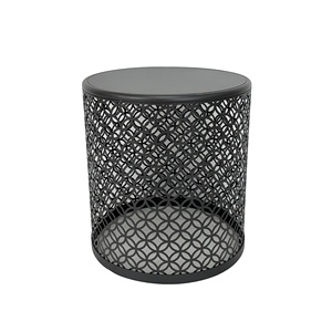 Modern Coffee <b>Table</b> <b>for</b> Living Room-Durable Office Balcony Metal & Wood Design - Product Image 6