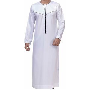 Jubba Thobe Homme Couleurs Personnalisées pour la Prière de l'Aïd – Robe Longue Musulmane pour Hommes Arabes et Musulmans d'Arabie Saoudite et de Dubaï – Vêtements Islamiques - Product Image 4