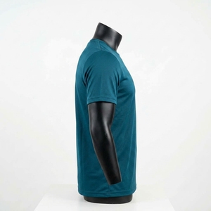 T-shirt de sport pour homme, coupe ajustée, tricoté, séchage rapide, respirant, polyester écologique, léger, pour entraînement athlétique - Product Image 2