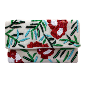 Accessoires de mode en cristal de luxe faits à la main en Inde, poignée de sac baguette perlée multicolore, sac à main décontracté durable, style local - Product Image 2