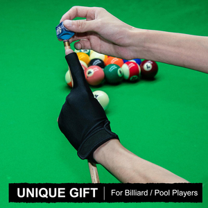 Geo Brothers 456 Durable Breathable Windproof Non-Slip 2-Finger Snooker Gloves Polyester Material UV Protection Pull Sports - Product Image 4