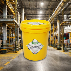 Kit anti-déversement universel 30 litres avec seau – Kit de réponse aux déversements d'huile et de produits chimiques portable pour le nettoyage des déversements industriels - Product Image 3