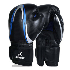 Guantes de Boxeo Profesionales ROBUST INDUSTRIES de Cuero Genuino Antideslizantes para Adultos, Personalizables, para Entrenamiento - Product Image 6