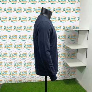 เสื้อสเวตเชิ้ตคอกลมทรงปกติสำหรับผู้ชาย สีพื้น ผ้าถัก 100% คอตตอน โลโก้ด้านหน้า สวมใส่สบายๆ สำหรับฤดูหนาว ลดราคาพิเศษทางออนไลน์ - Product Image 4