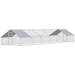 Grande Pollaio a Forma di Torre con Copertura Impermeabile e Anti-UV per Uso Esterno e in Giardino 39FT X 10FT X 6.4FT - Product Image 1